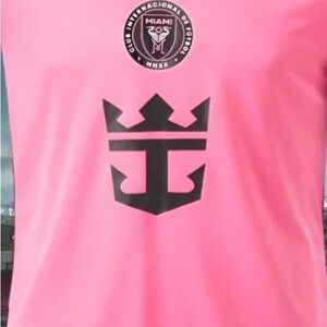 adidas MESSI #10 SHIRT INTERN MIAMI  shirt Pink and Black Jersey Messi 10